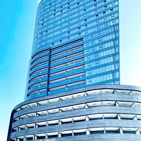 Lägenhet Hanza Tower Lux With Sauna & Pool & Jacusi